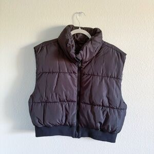 Black Puffer Vest